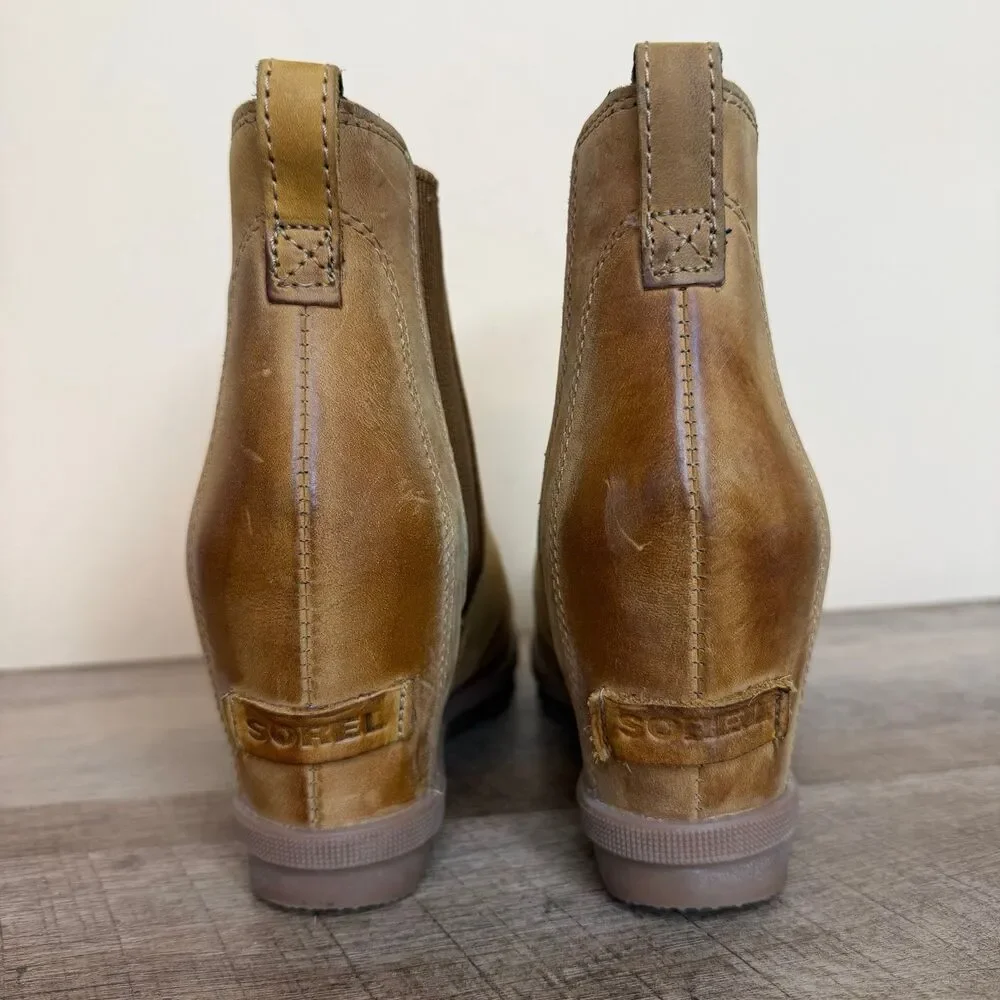 Sorel Boots Womens 6.5 Joan of Arctic II hidden Wedge Chukka Ankle Top shoes - Picture 2 of 9
